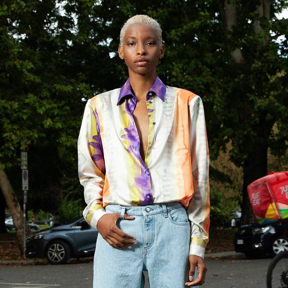 Nineminutes SS22-THE UP TIE DYE Qualità
