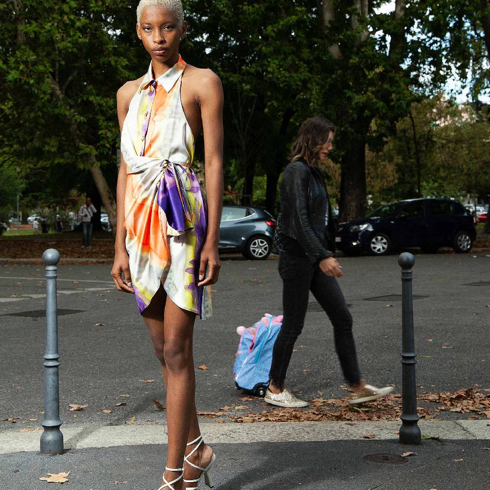Nineminutes SS22-THE MINI NUIT TIE DYE Qualità Garantita