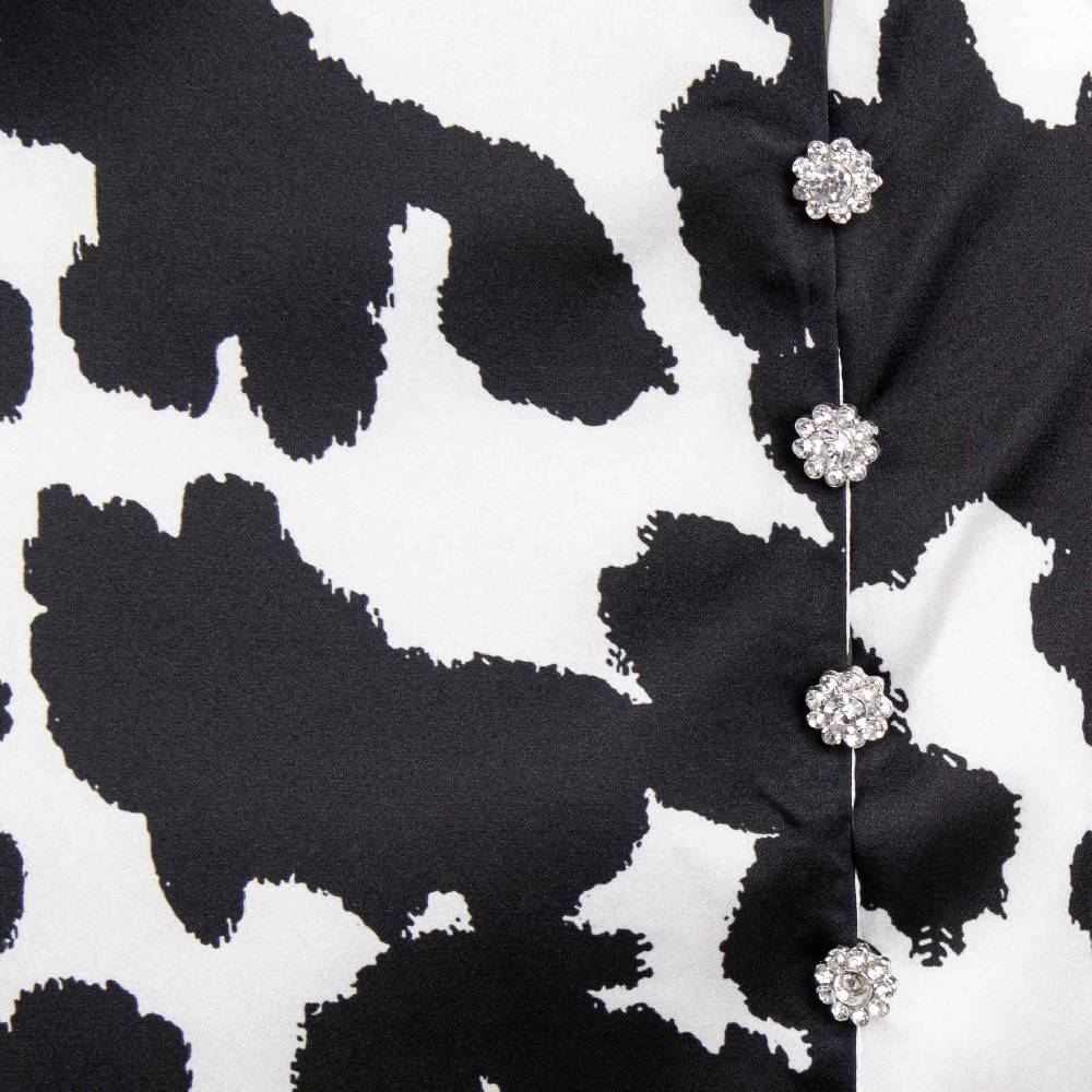 Nineminutes FW20.21 – THE LADY JANE LONG DRESS DEMON Vendita Calda