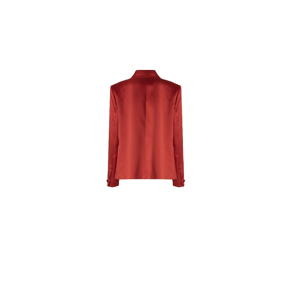 Nineminutes REVERSIBLE -THE MAN CROP SATIN ORANGE Vendita Economica
