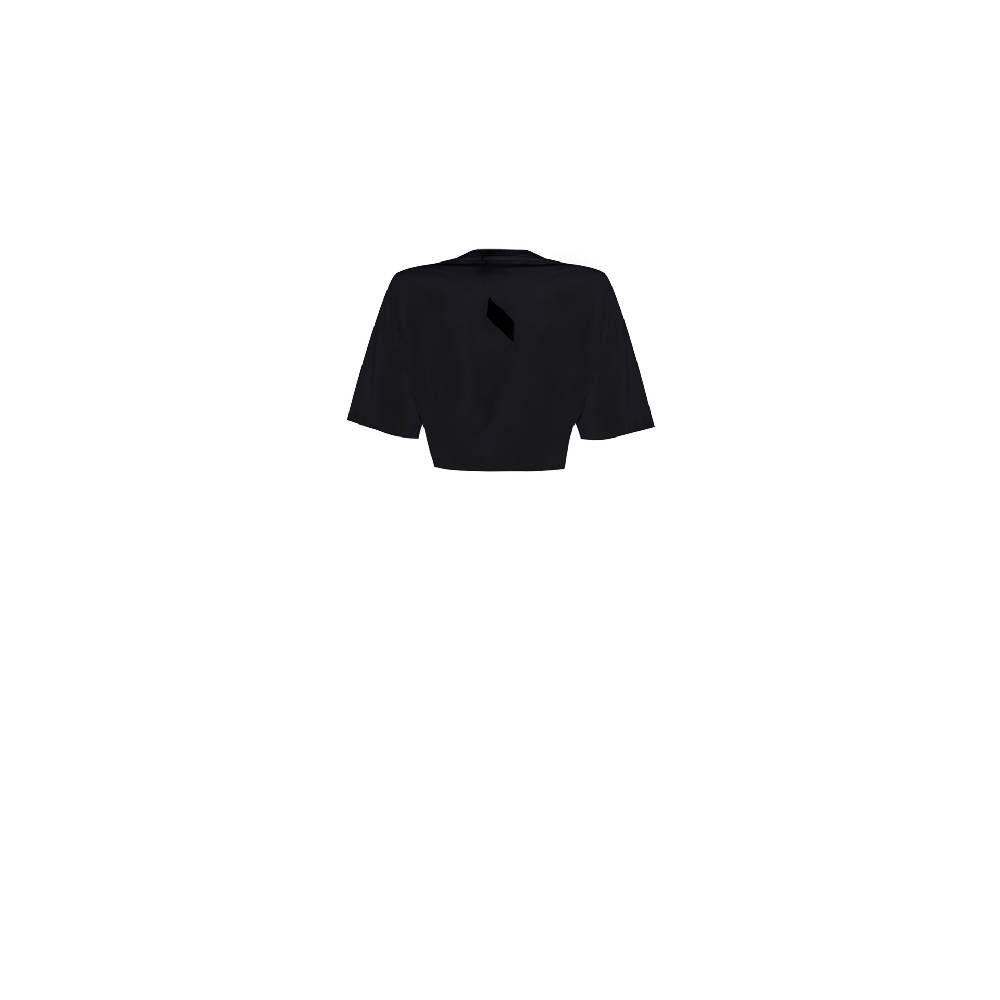 Nineminutes REVERSIBLE – THE GIA TEE BLACK Moda