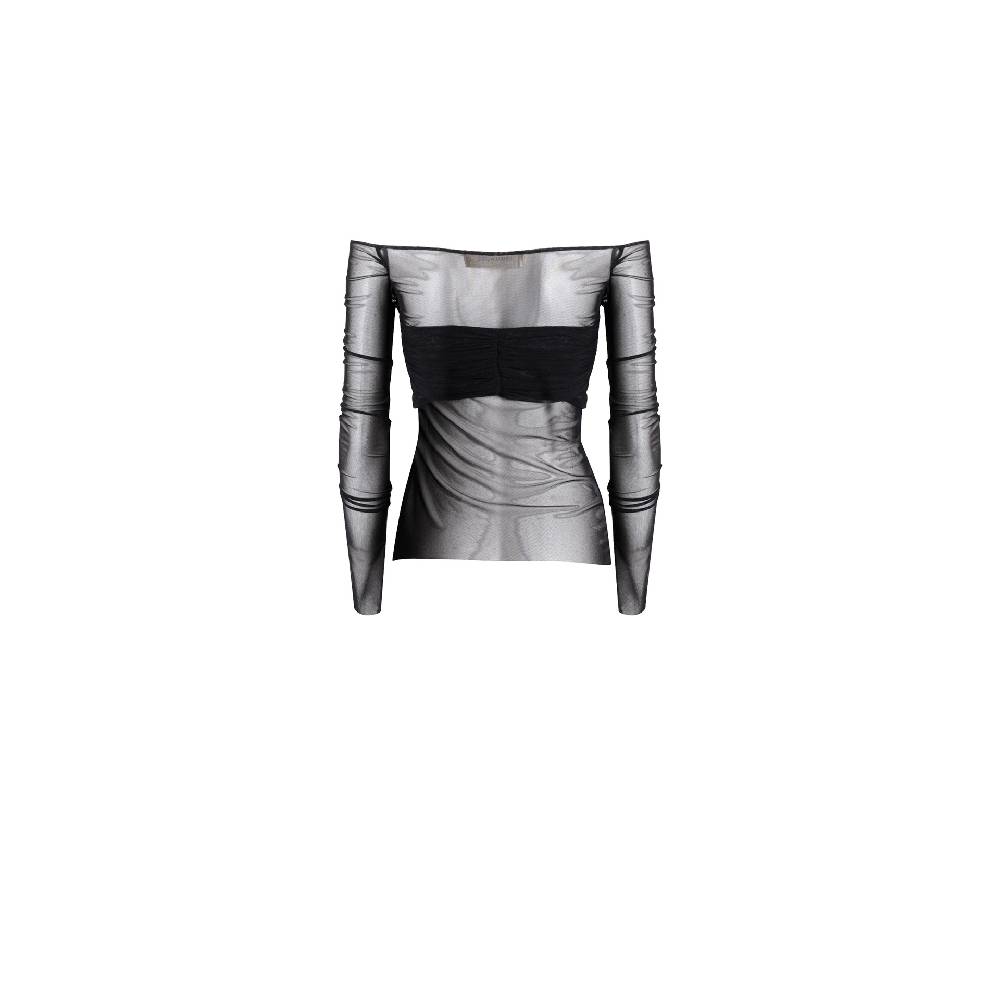 Nineminutes REVERSIBLE – THE BARDOT TOP MESH Negozio online di fabbrica