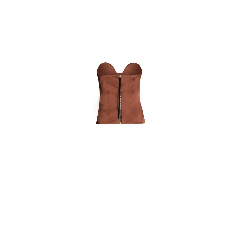 Nineminutes IMNOTPERFECT – THE KATE TOP BRONZE Offerte speciali