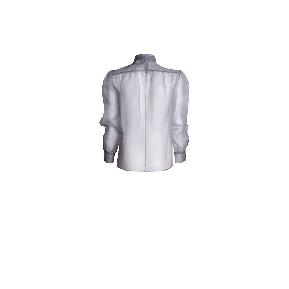 Nineminutes IMNOTPERFECT – THE DANIELLE TOP ORGANZA GREY Fino Al -60%