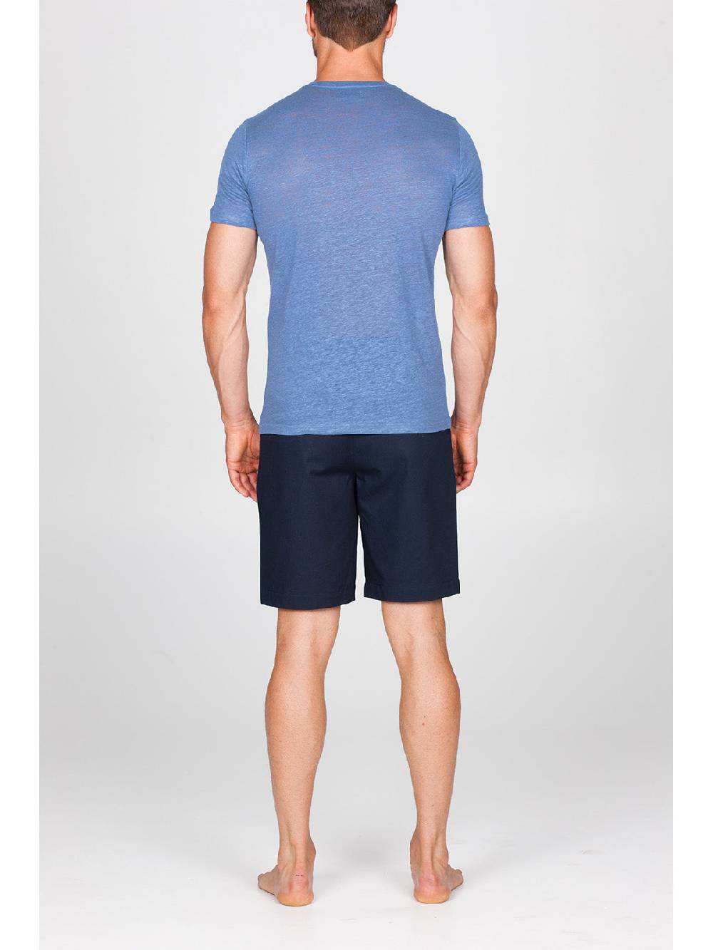 Julipet T-shirt in ricercato e fresco puro lino Qualità Garantita