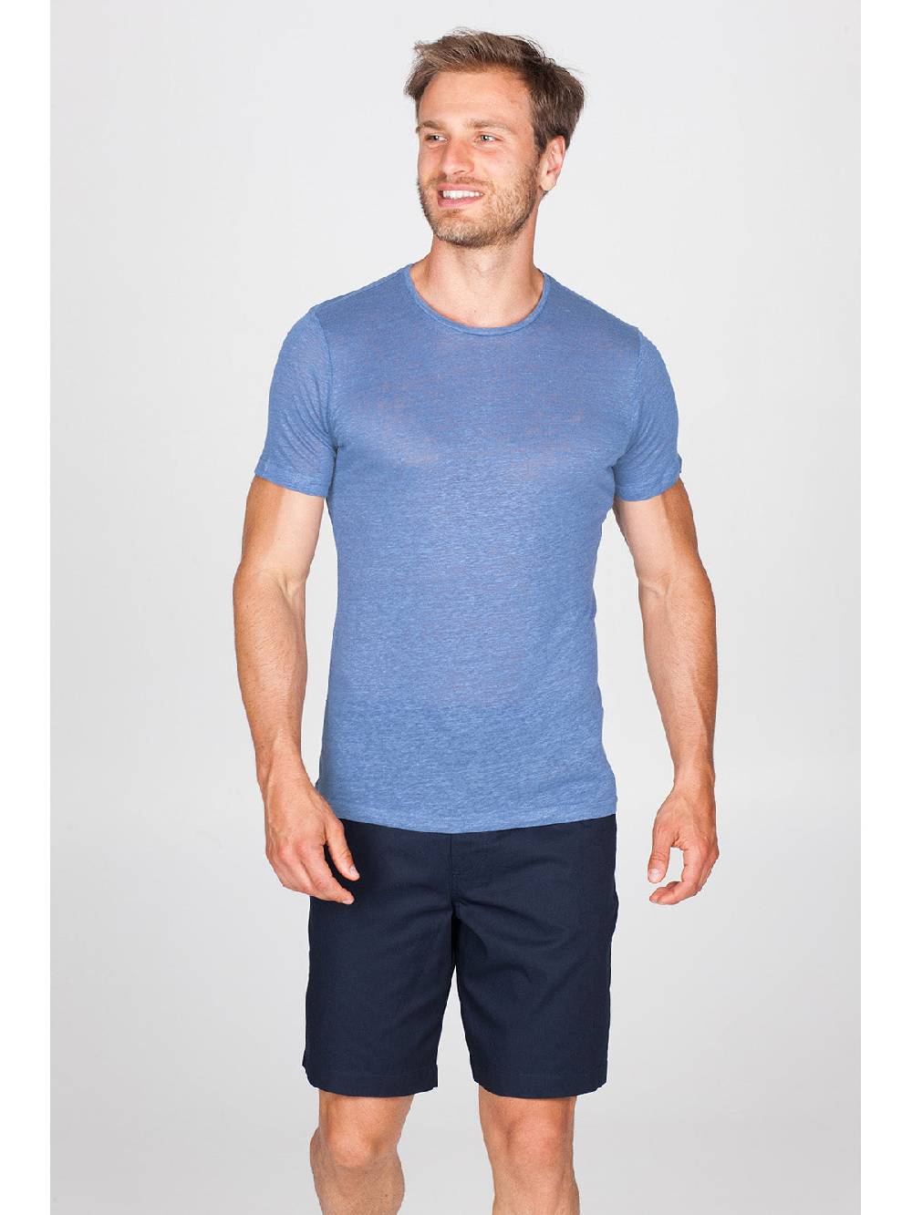Julipet T-shirt in ricercato e fresco puro lino Qualità Garantita