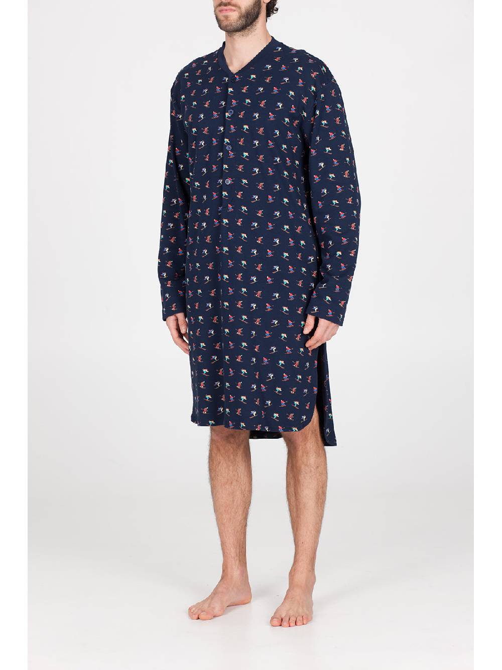 Julipet Camicia da notte in morbido interlock di puro cotone Negozio