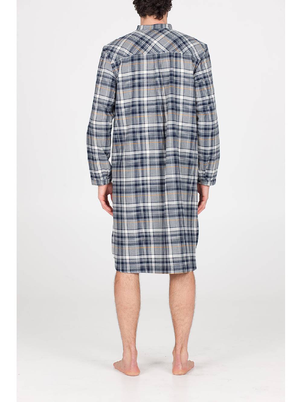 Julipet Camicia da notte in calda flanella di puro cotone Moda
