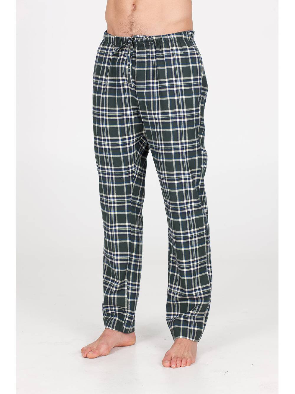 Julipet Pantalone in calda flanella di puro cotone Italy