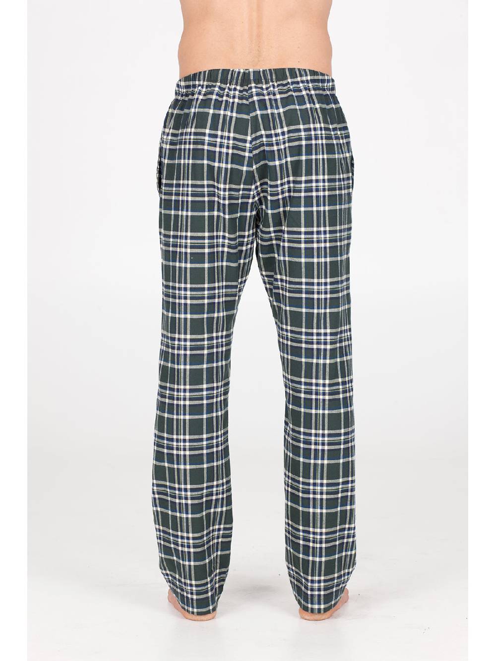 Julipet Pantalone in calda flanella di puro cotone Italy