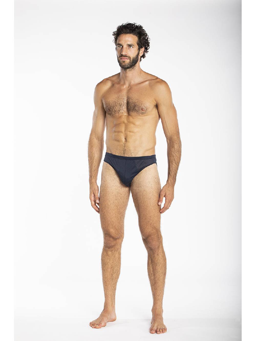Julipet Slip blu in jersey di puro cotone mercerizzato e gasato Offerta