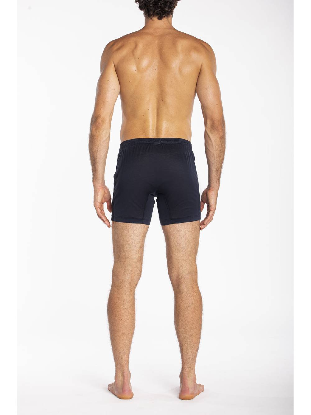Julipet Boxer blu in jersey di puro cotone mercerizzato e gasato Prezzo Ridotto