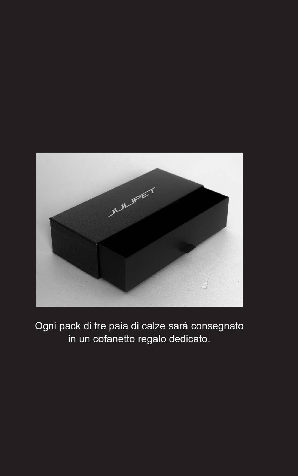 Julipet Calze sottoginocchio tripack in cofanetto regalo Vendita Calda
