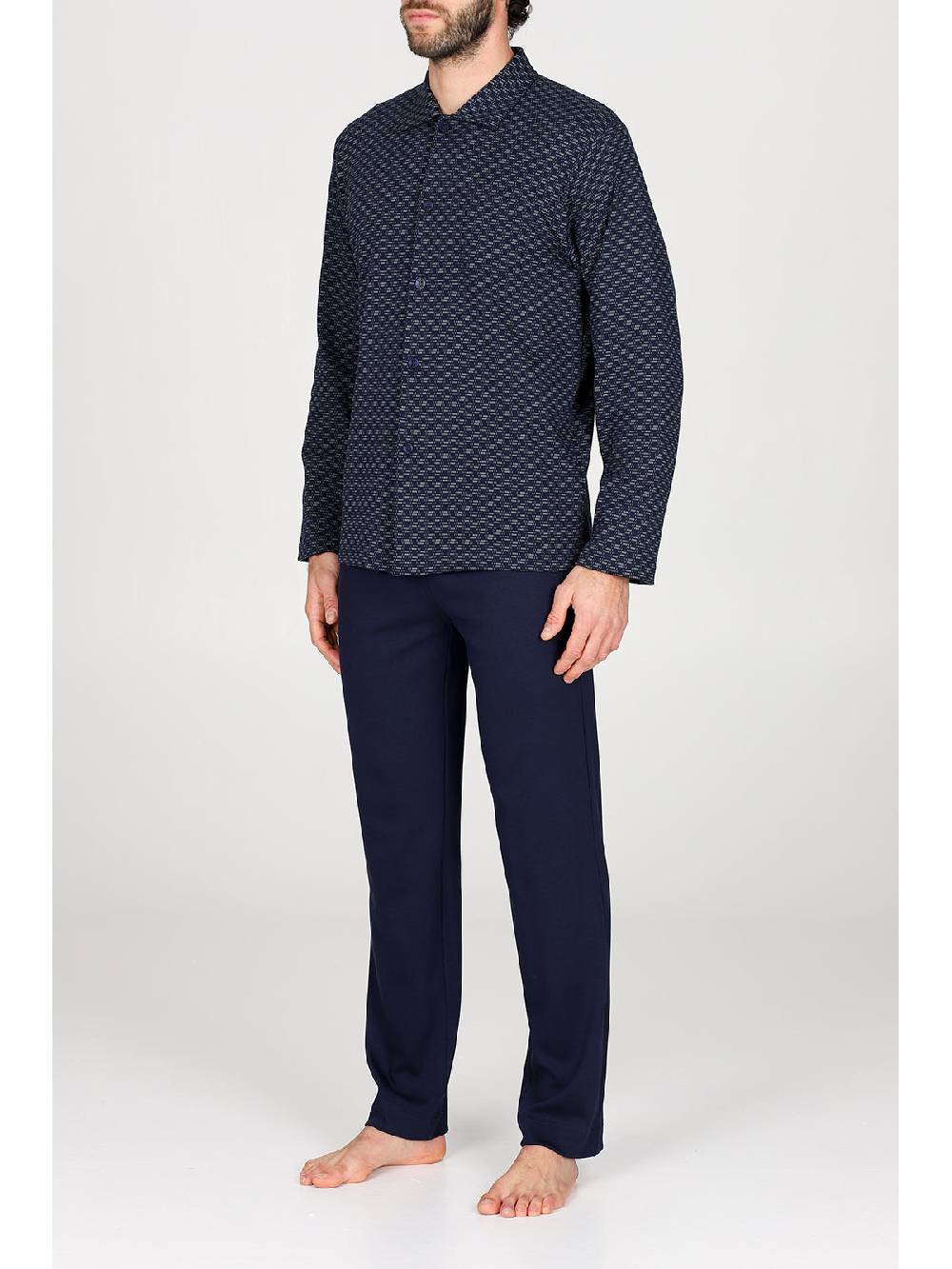 Julipet Pigiama cardigan in caldo interlock di puro cotone Qualità Garantita