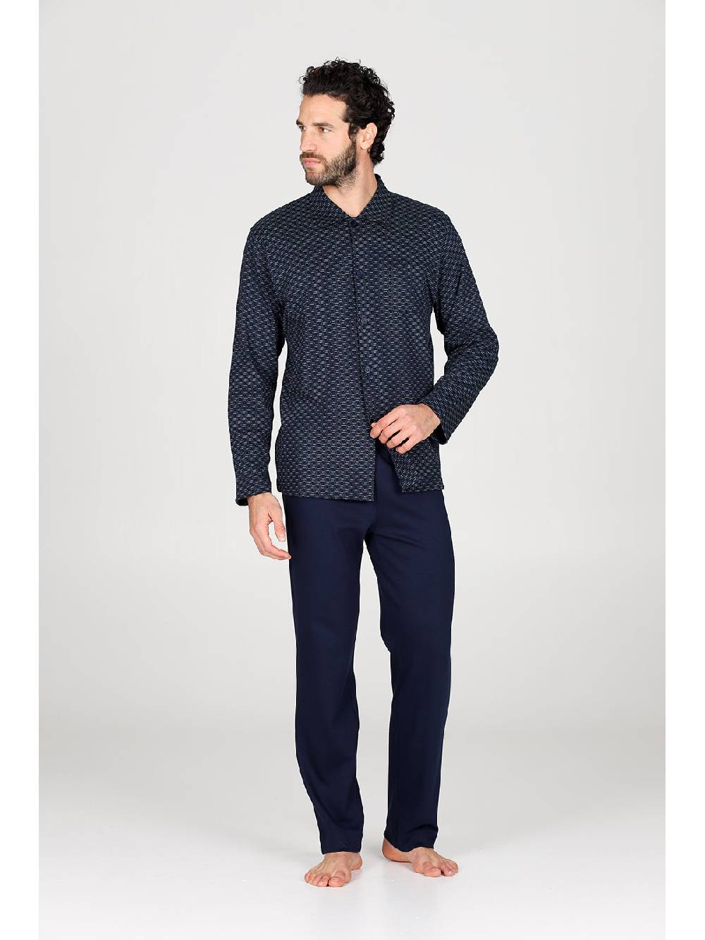 Julipet Pigiama cardigan in caldo interlock di puro cotone Qualità Garantita