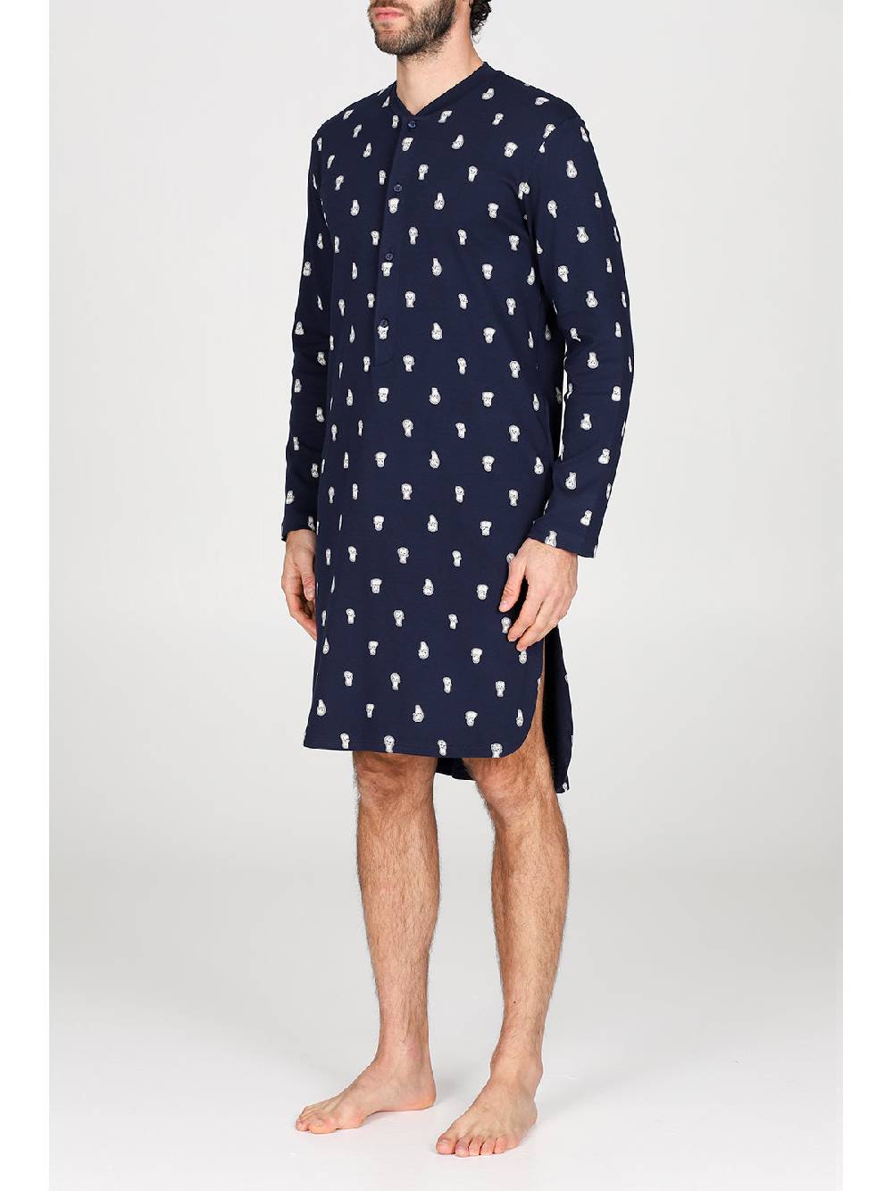 Julipet Camicia da notte Artist Edition, in caldo interlock di puro cotone Fino Al -60%
