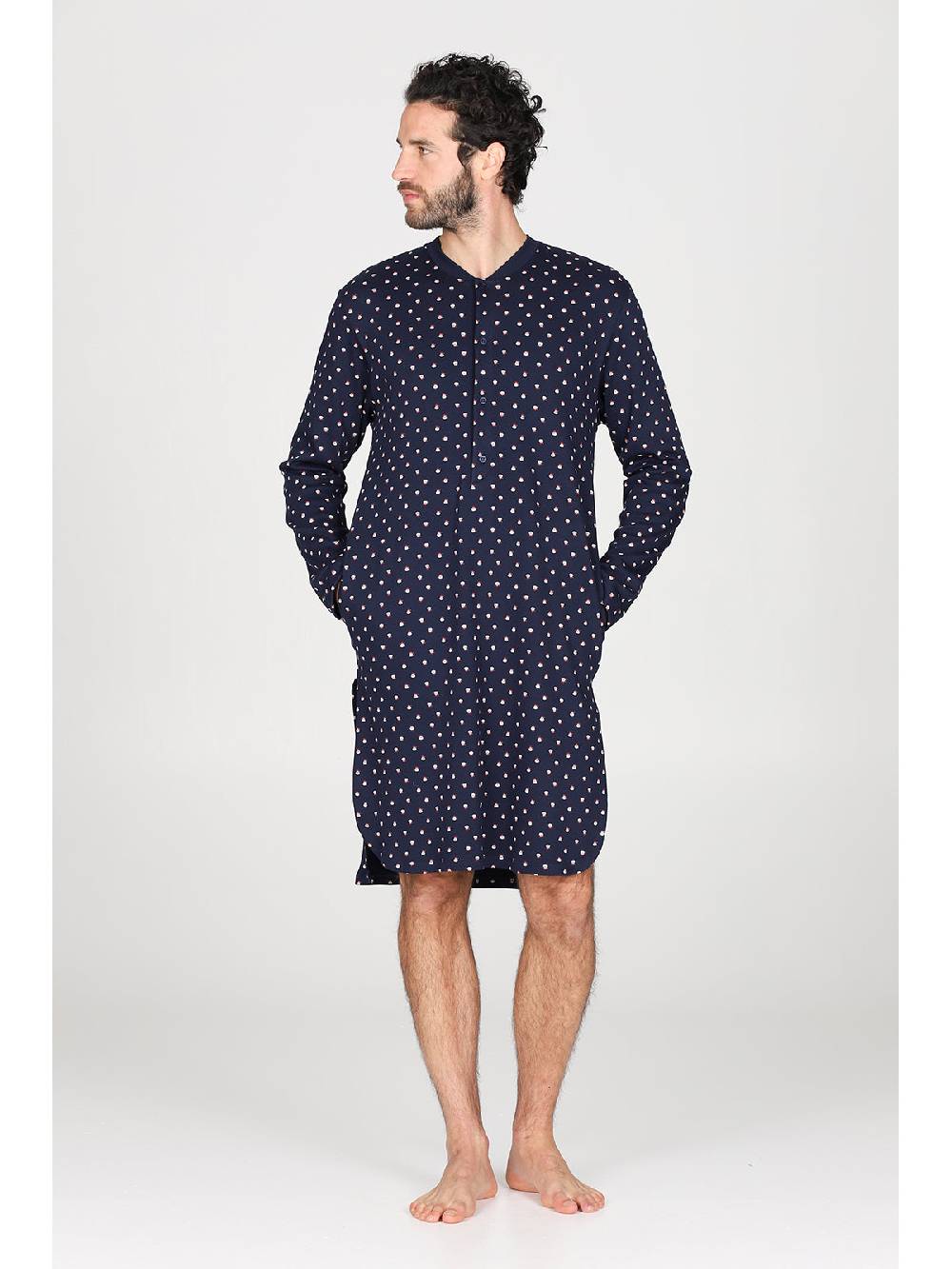 Julipet Camicia da notte in caldo interlock di puro cotone Shopping Online