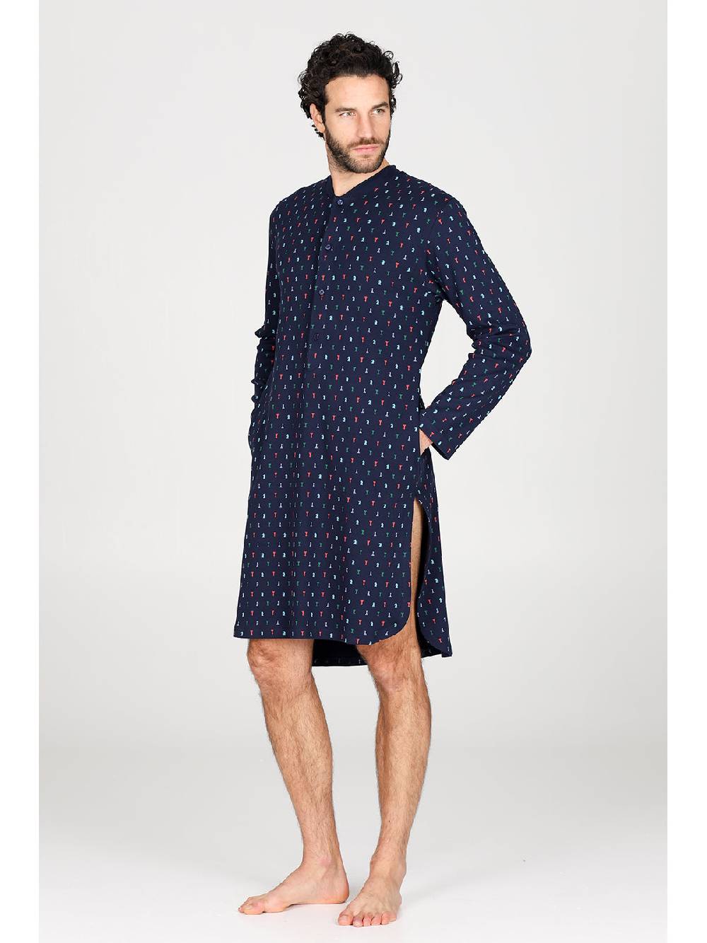 Julipet Camicia da notte in caldo interlock di puro cotone Affare Del Giorno