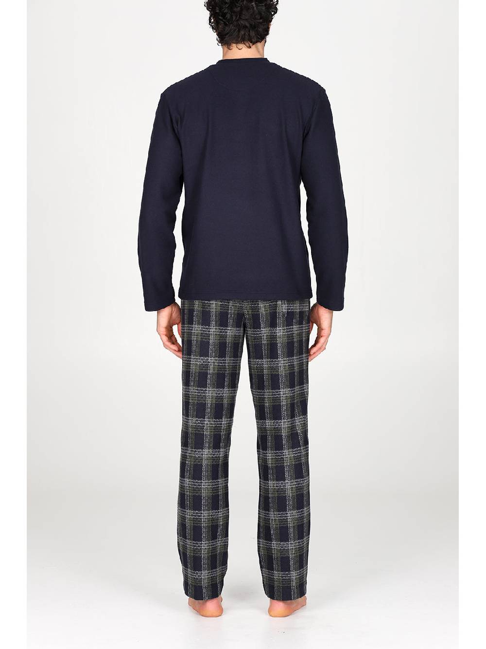 Julipet Pigiama serafino in confortevole jacquard di cotone Online