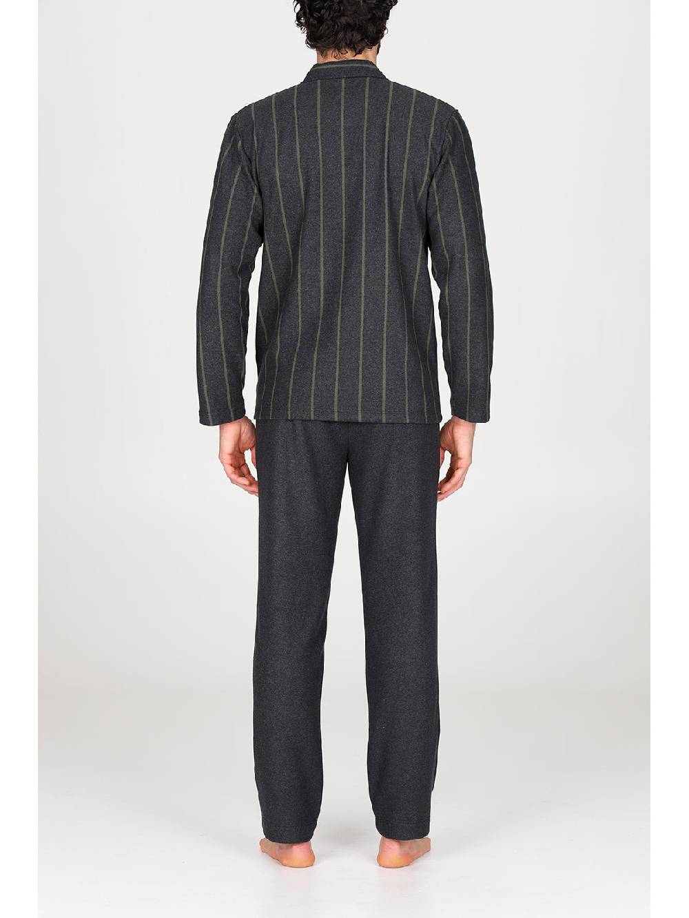 Julipet Pigiama cardigan in confortevole jacquard di cotone In Vendita
