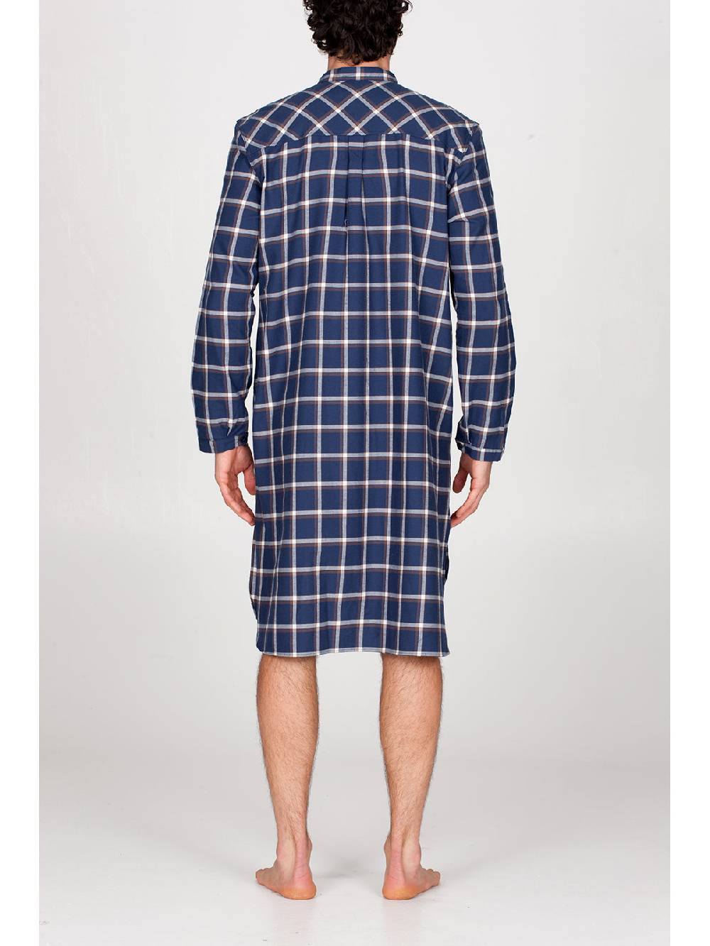 Julipet Camicia da notte in calda flanella di puro cotone Saldi Di Fabbrica