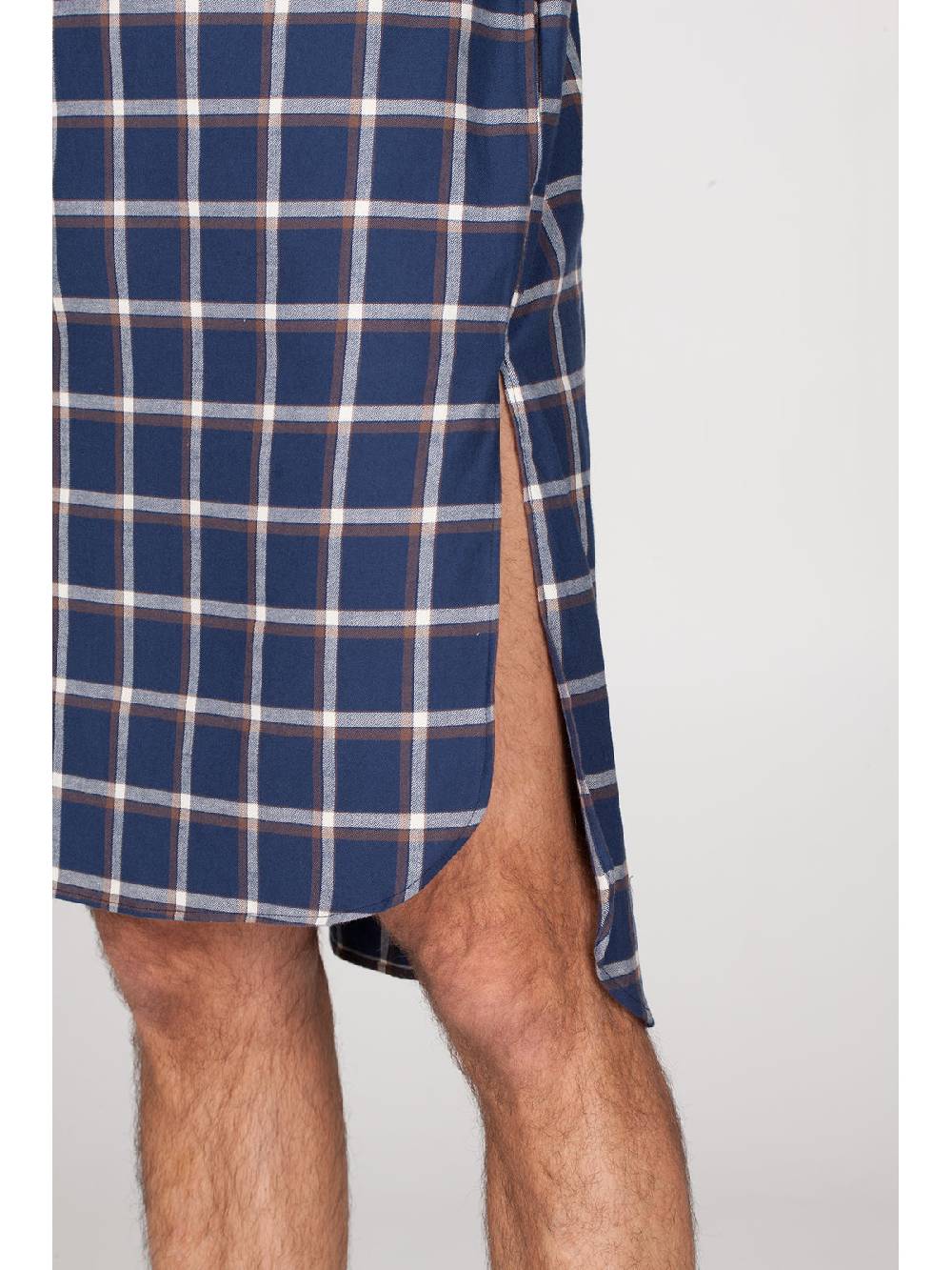 Julipet Camicia da notte in calda flanella di puro cotone Saldi Di Fabbrica