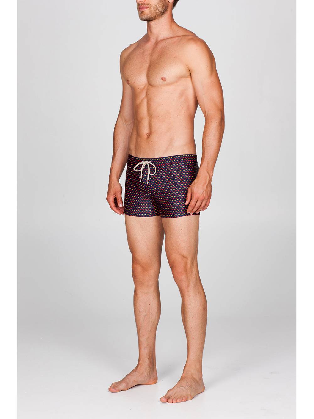 Julipet Boxer mare slim in micro-fantasia Sconto