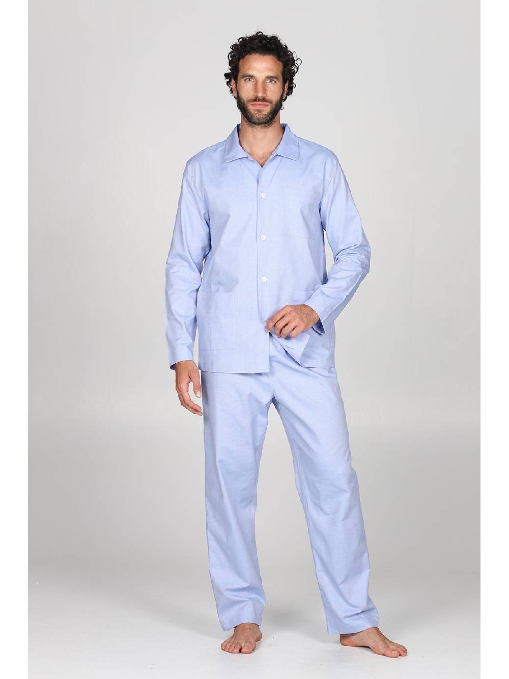 Julipet Pigiama cardigan in pregiato popeline, vestibilità impeccabile Soddisfazione Garantita