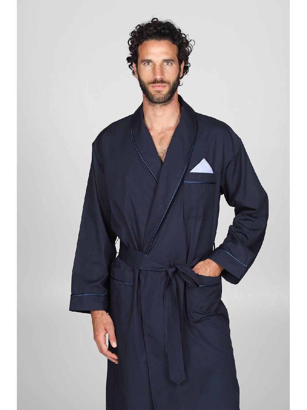 Julipet Vestaglia in pregiato popeline 100% cotone, classicità ed eleganza Convenienza