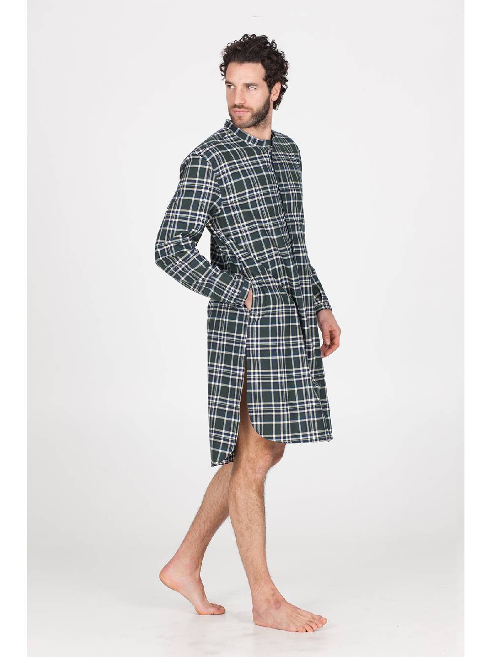 Julipet Camicia da notte in calda flanella di puro cotone Fino Al -60%