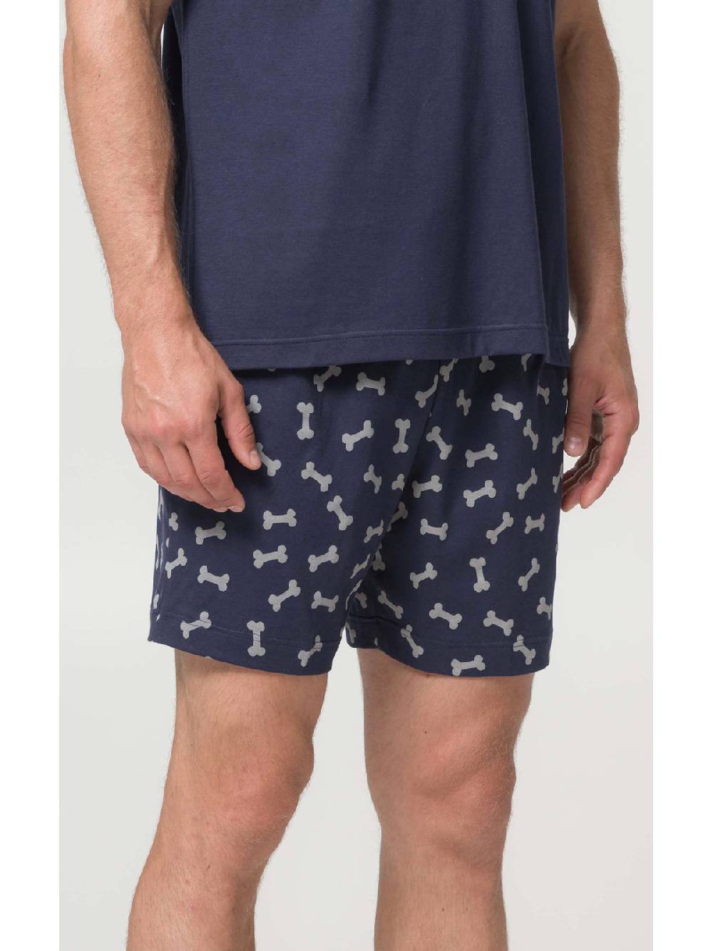 Julipet Pigiama corto girocollo in traspirante jersey di puro cotone s/z Spedizione Gratuita