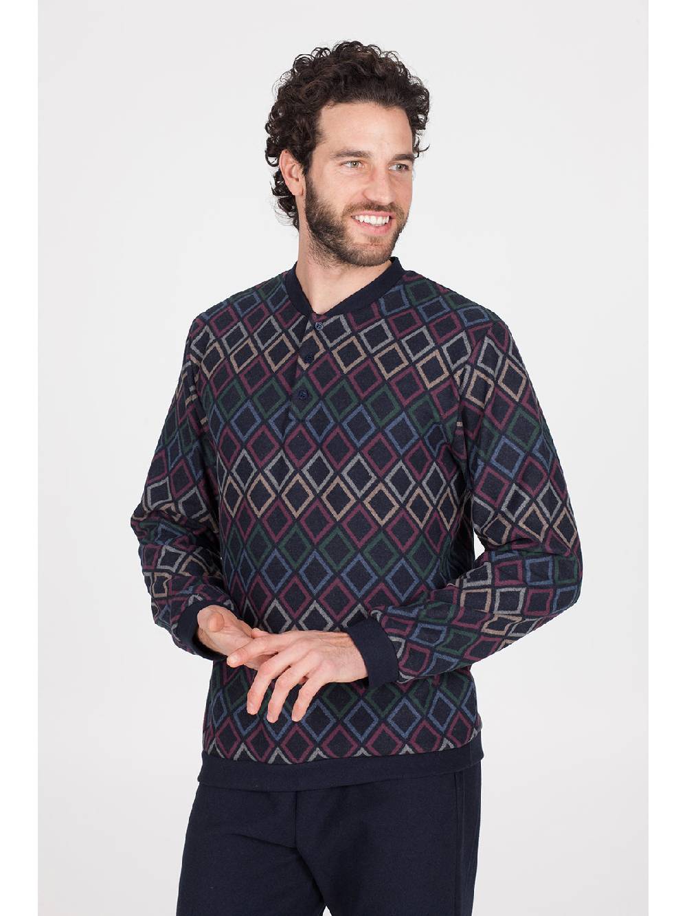 Julipet Pigiama in caldo jacquard di cotone Fino Al -60%