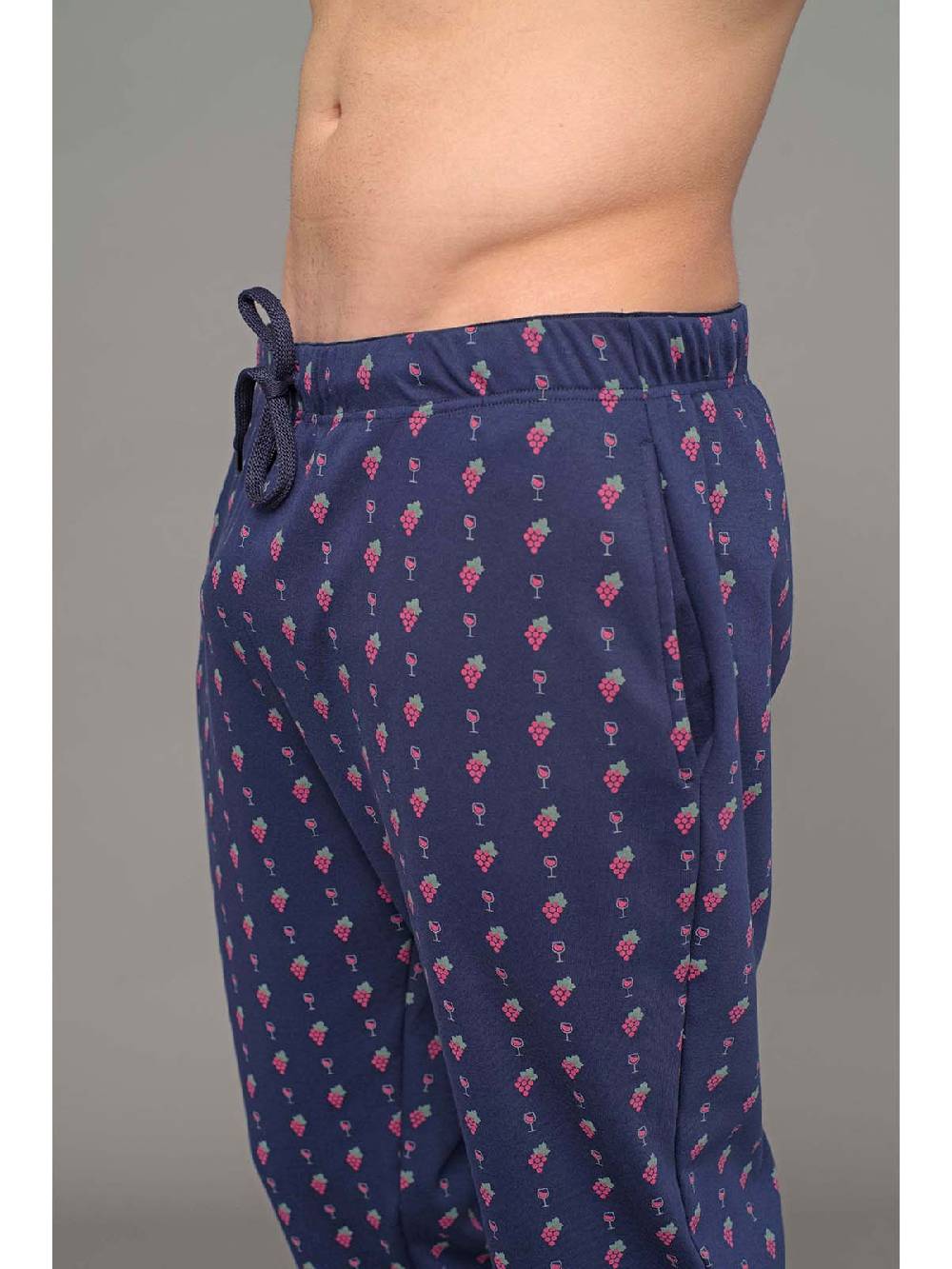 Julipet Pigiama girocollo linea winewear in interlock di puro cotone I Più Venduti
