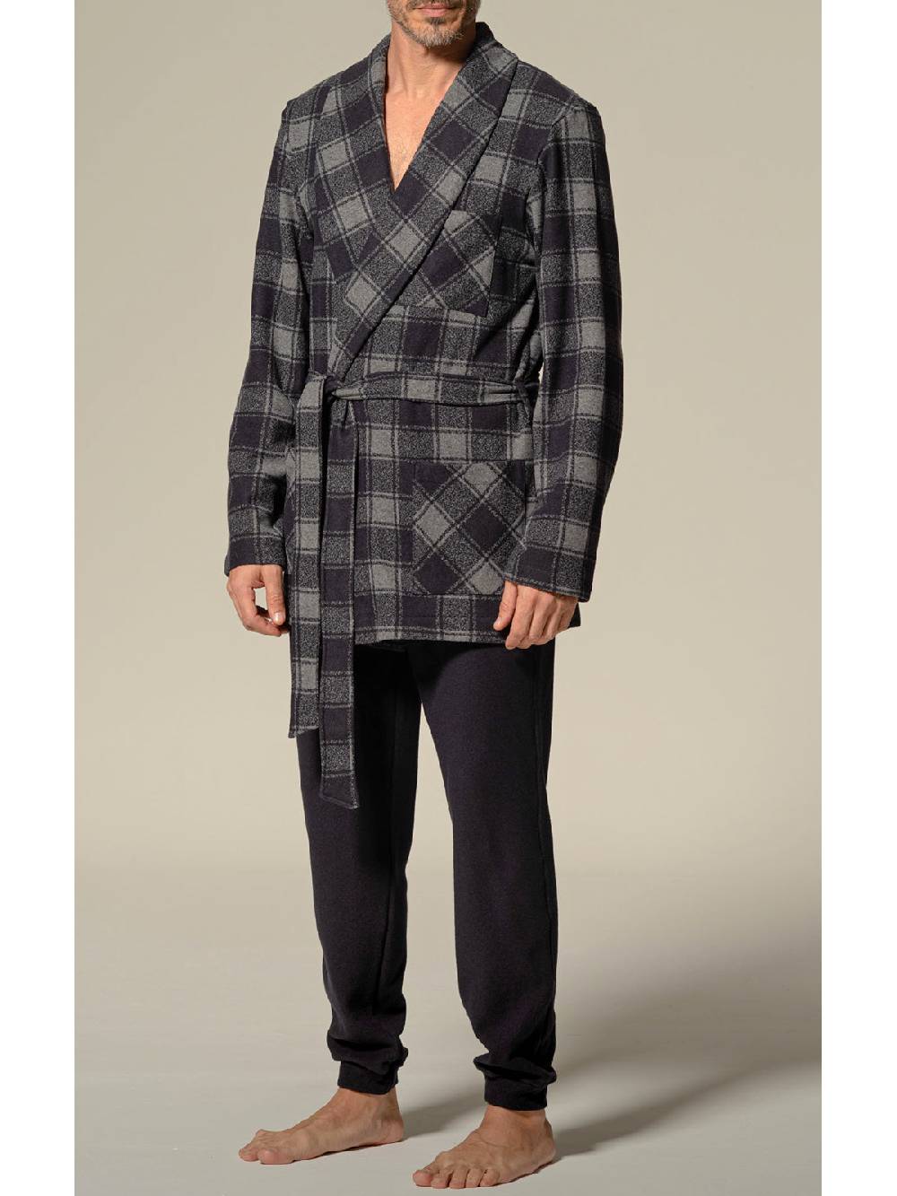 Julipet Giacca da camera in confortevole tessuto jacquard Moda