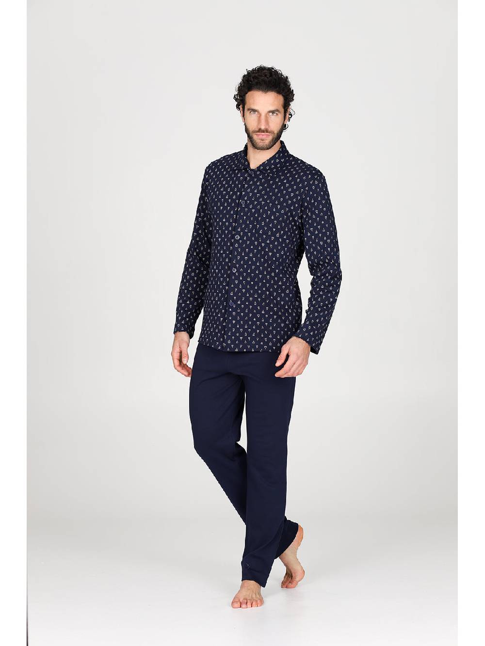Julipet Pigiama cardigan in caldo interlock di puro cotone Qualità Garantita