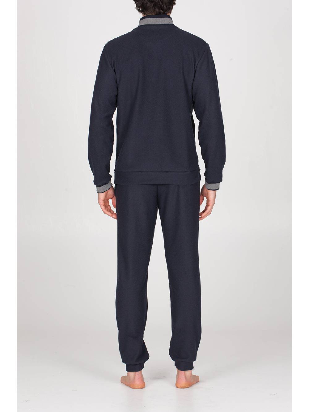 Julipet Tuta con zip in confortevole jacquard punto Milano Presa