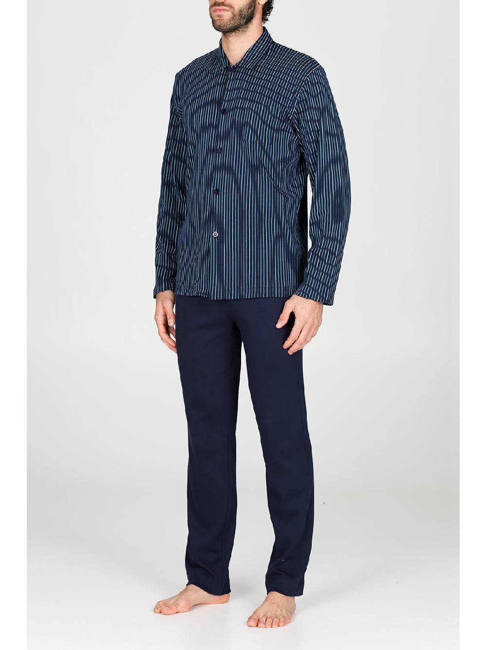 Julipet Pigiama cardigan in caldo interlock di puro cotone Online