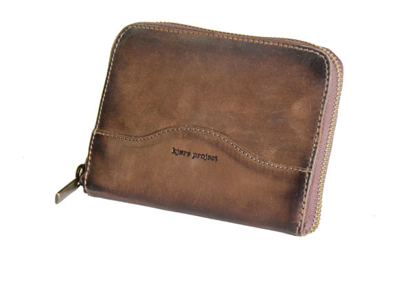 Kjøre Project Squared Zip Wallet Vintage Aged Vendite Flash
