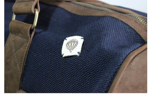 Kjøre Project Leather / Denim 25 Oz Travel Bag Offerte