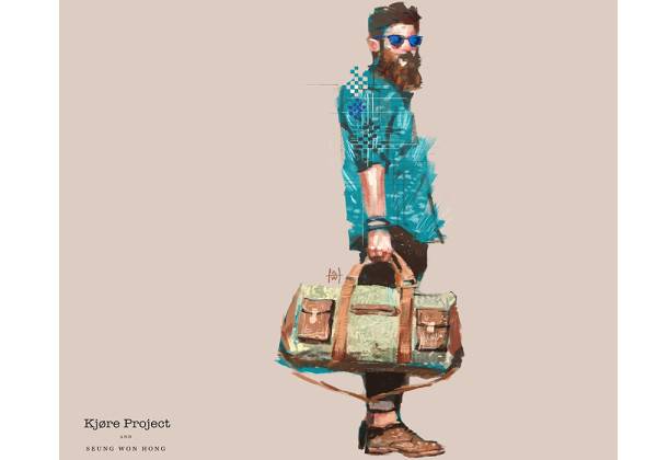 Kjøre Project Leather / Canvas Travel Bag Hotsell