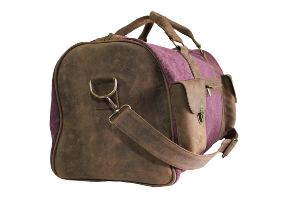 Kjøre Project Leather / Canvas Travel Bag I Più Venduti