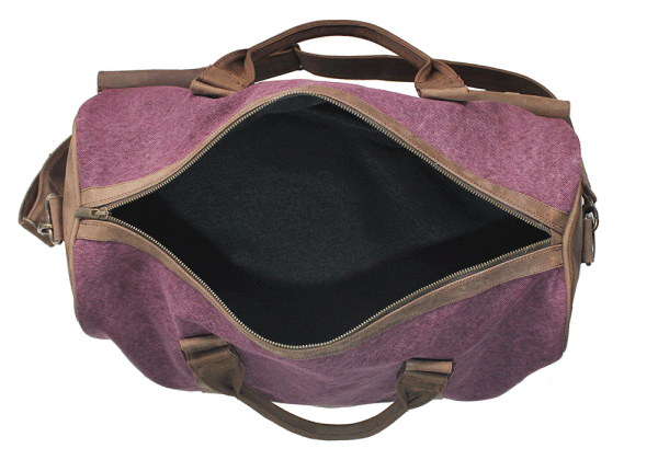 Kjøre Project Leather / Canvas Travel Bag I Più Venduti