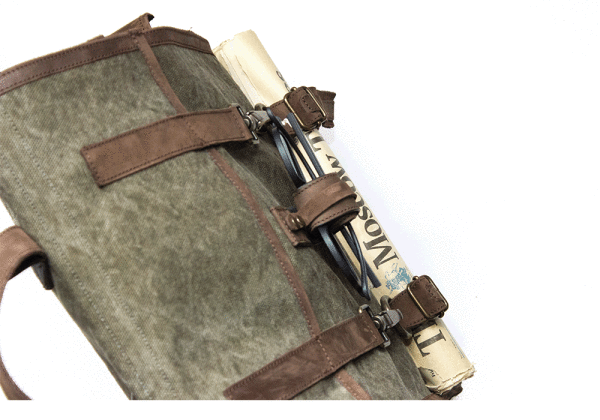 Kjøre Project Leather/Canvas Green Vendita