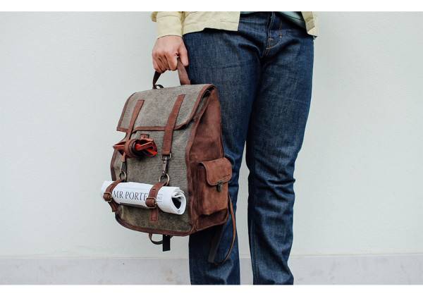 Kjøre Project Leather/Canvas Green Vendita