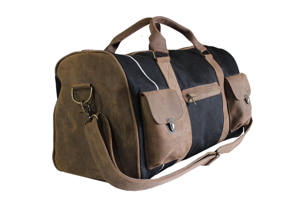 Kjøre Project Leather / Denim Boucanier Travel Bag Novità