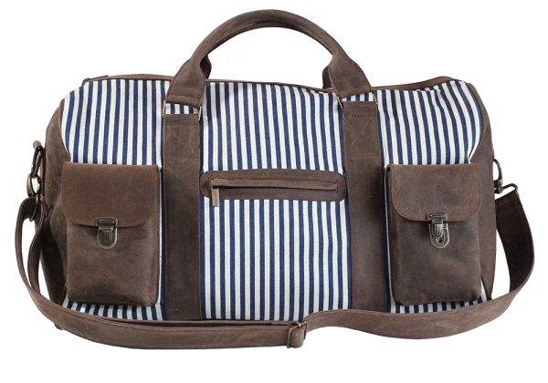 Kjøre Project Leather / Denim Barbados Travel Bag Presa