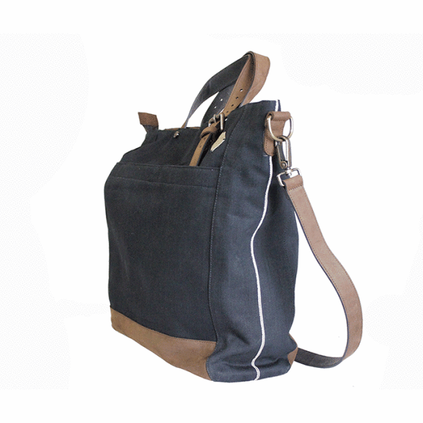 Kjøre Project Leather / Denim Boucanier Handle Bag Economico