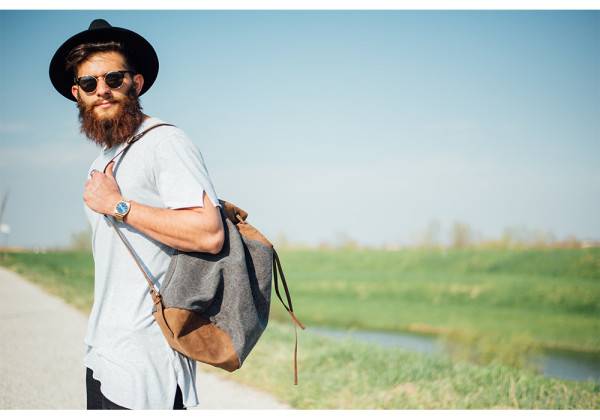 Kjøre Project Leather / Canvas Slight Haversack Online