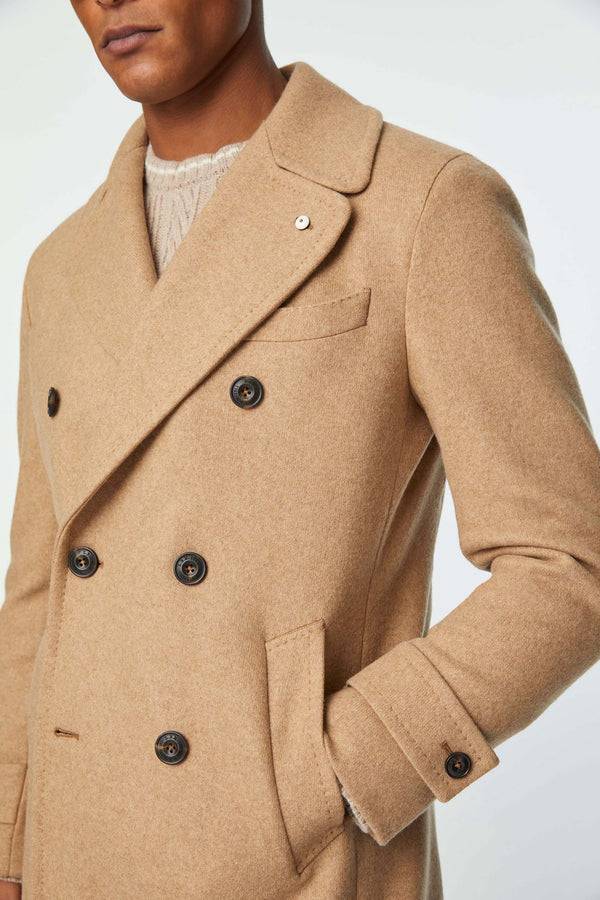 L.B.M. 1911 Cappotto Chesterfield in jersey beige Cappotto Chesterfield in jersey beige Convenienza