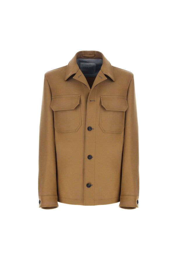 L.B.M. 1911 Overshirt non trattato marrone Overshirt non trattato marrone Sconto